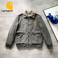 Carhartt Kahart Casual Lapel Cotton Wear แจ็คเก็ต ลูกแกะขนสัตว์ลูกฟูก Workwear