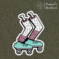 Shop: MINT GREEN SKATE SHOE Brooch | Enamel Pin.