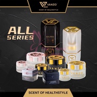 VANZO Car Perfume Fragrant Refresher Freshener Scent Dashboard Aircond Goddess Gentlemen Duo Series 