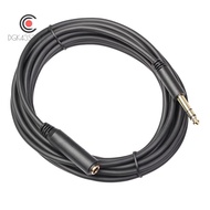 1/4 TRS 6.35MM Male to 6.35MM Female Stereo Extension Cable Gold Plated Headphone Extension Cable Co
