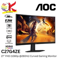 AOC 27" C27G4ZE (280HZ/0.3MS) / C27B1H 60HZ FULL HD (1920x1080P) LED VA PANEL LCD CURVED GAMING MONI