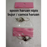 Spoon haruan nipis bujur / camca haruan / sudu haruan / mata kail ikan haruan