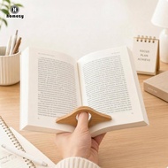 [homozy] SiaBiced Book Page Grip Page Holder Wood Grain Wooden Book Page Holder Rounded Edges Wooden