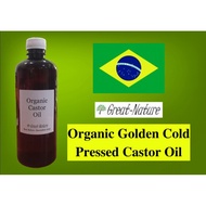 Organic Golden Cold Pressed Castor Oil