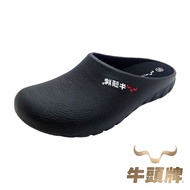 [Niutou Brand] Slippers/Black Niutou Chef Shoes Waterproof Shoes Work Shoes Dutch Shoes Chef Shoes O