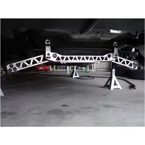 Aluminum Silver Rear Lower Control Arms Subframe Brace for Honda Civic DX ES LX EX 01-05 support tre