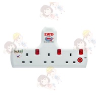 BIG OFFERPlug Adapter Socket LWD 3 Way Universal Multi Adapter Extension Plug 3 GANG Free Delivery M