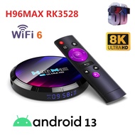 Android 13 TV  H96 MAX RK3528 2.4G 5G Dual Wifi 8K 1080p HDR Media Player AV1 Wifi6 3 D BT5.0 4GB64GB Smart Set Top  H96max