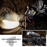 🇸🇬READY STOCK🇸🇬 Bike Lights Bicycle Lights Front USB Rechargeable Bike Light Super Bright Front LIGHT