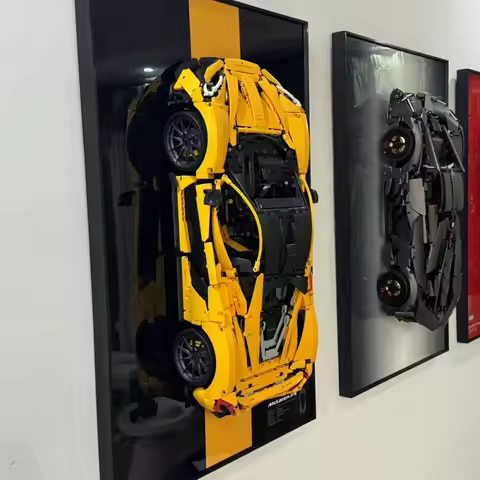 NEW Display Wallboard Suitable for LEGO 42172 McLaren P1 Technic building block car model Wall Mount