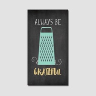 Dine Wood BLACKBOARD KITCHEN WALLDECOR DECORATION AN WALL POSTER 30X16CM 03 VINTAGE