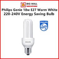 Philips Genie 18W E27 Warm White 220-240V Energy Saving Bulb