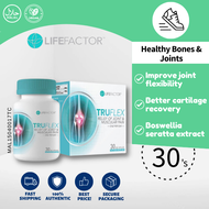 Life Factor Truflex One Per Day with Boswellia Serrata Extract for Relief of Joint and Muscular Pain [30 Capsules]