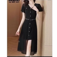 2-in-1 imported dress according to pic, original, good and bouncy