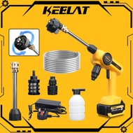 KEELAT KPW008 Water Jet Cordless Car Wash Floor Tiles Cleaner Spray Gun Water Jet Pump Portable Wash