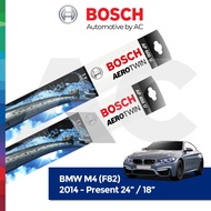BOSCH AEROTWIN PLUS FLATBLADES WIPER SET FOR BMW M4 (F82) 2014-PRESENT (24"/18")