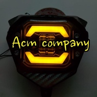 Daymaker Headlamp Reflector Lamp + Dusk Honda Crf 150 L