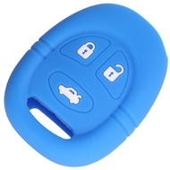 Silicone Rubber Car Key Case for Saab 9-3 9-5 92 95 Remote  Key Fob Shell Skin Key Cover 3 Buttons