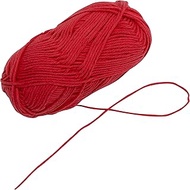 AERZETIX - C75404 - Ball of Knitting Yarn 50 g - Colour Red - 100% Cotton - Hook Needles Haberdasher