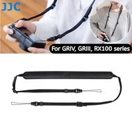 JJC Minimalist Black Camera Neck Strap for Ricoh GR4 GR3 GR3X GRIV GRIII GRIIIX GR IV III IIIX HDF, 