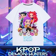 COD 2025 Pakaian Kanak-kanak Baru Huntrix Anime kpop Corak Trend Keselamatan T-shirt kapas lengan pe