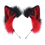 Animal Ears Headband Wolf Ears Fox Ears Headband Simulation Animal Cosplay Ears