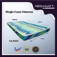 MEGAMATT 3.5 Inch Single Mattress Single Tilam Single Murah Tilam Murah Tilam Bujang Single Bed Matt