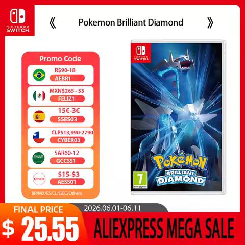 Pokemon Brilliant Diamond - Nintendo Switch Game Deals 100% Official Physical Game Card Genre Action