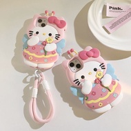 Hello Kitty Apple 16 Phone Case xsmax Silicone iPhone15Pro14131211/8Plus Protective Case
