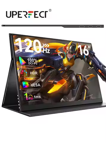 UPERFECT UColor O2 16“ OLED 120Hz Portable Monitor 3K USB C with 100% DCI-P3 500Nit HDMI Computer Ga