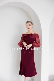 ชุดเดรสไปงานแต่ง ชุดออกงาน MY LADY BY BAIFERN - ML0402