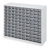 ตู้ใส่กล่องอะไหล่ 100 ช่อง ตู้สีเทากล่องใส CB1010N Tool
