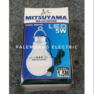 Mitsuyama 5 watt emergency LED lamp 5 watt USB cable LED bulb/