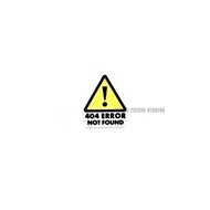 Non-Marking Mini Sticker Label Waterproof Warning Unbreakable Small 404 ERROR NOT FOUND