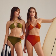 比基尼泳衣性感內衣三點式分體三角杯小胸溫泉套裝