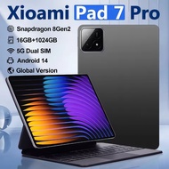 2025 Global Version Original Pad 7S  Snapdragon 8 Gen2 Tablet 11inch HD 4K Android 14 16GB+1T 20000m