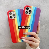 Rainbow color Full coverage for iphone  16/15/14/13/12/11/ Pro Max / XS Ma/X/ XR 7 8/plus/SE/mini /6
