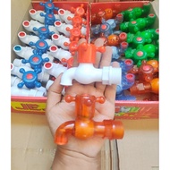 WHOLESALE 1 Box 12pcs Propeller-shaped Water Taps 3/s 4 Inch JEJE Plastic Wall Taps