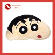 T's Crayon Shin-chan Pen Case Pouch Pencil Box Plushie Face Shin-chan approx. 20.5 x 10.5 x 4cm KS-5