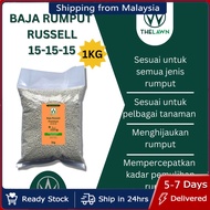 [1KG] Baja Rumput Karpet Russell Premium 15-15-15 Untuk Semua Jenis Rumput Premium Carpet Gr Fertili