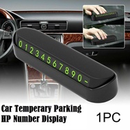 Car Phone Number Display Dashboard Sticker Card Temporary Park Plate Holder Nombor Telefon Kereta