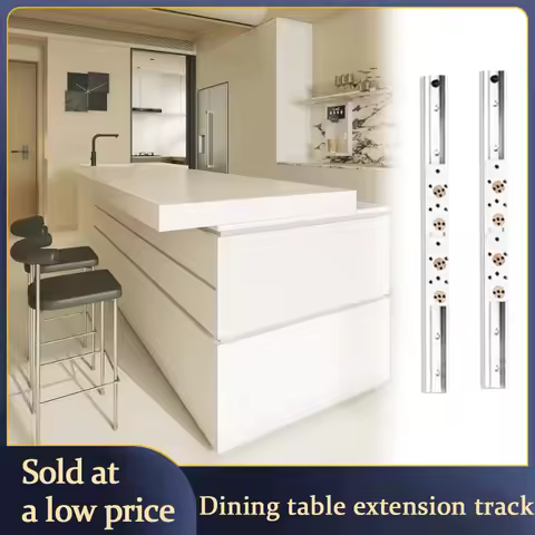 The Island Is Retractable And Hidden, The Bar Extends The Rail, The Dining Table Pulls Out The Table
