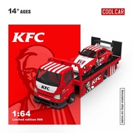 CC 1/64 Porsche 964 H300 KFC Alloy Diecast Car Model Toy Birthday Gift