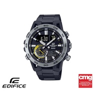 CASIO นาฬิกาข้อมือผู้ชาย EDIFICE รุ่น ECB-40DC-1ADF วัสดุสเตนเลสสตีล สีดำ