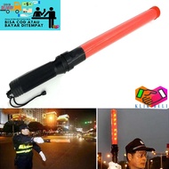 Klik-Beli Tongkat Lalin Panjang Stik Parkir Lampu Senter Lalu Lintas Polis Konvoi Swat LED Baterai A