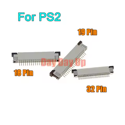200PCS 18Pin 19 Pin 32Pin Key Film Socket For Sony PS2 Flex Ribbon FLEX Cable Connect Port Conductiv