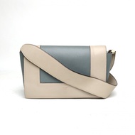 CELINE Frame小方包中號拼色牛皮金扣