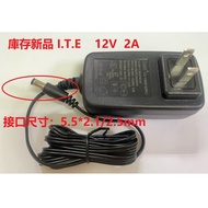 Inventory I.T.E 12V 2A Interface: 5.5 * 2.1/2.5mm Power Supply/Transformer CS24E120200FUF