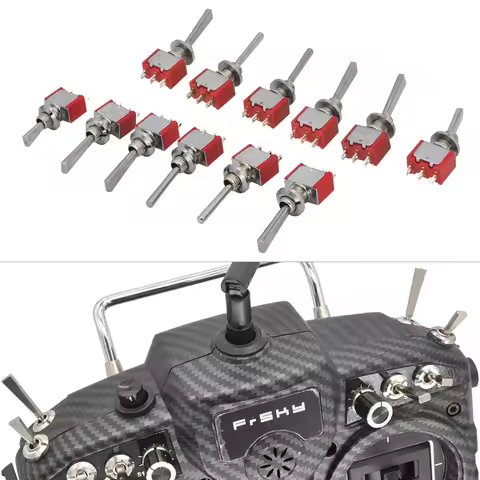 FrSky Switch with Screw Nuts Parts For Taranis X9D Plus X7/ X7S X9DP2019/ X9 Lite Radiomaster Jumper