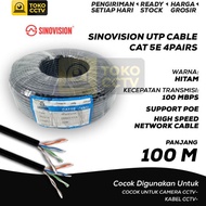 - CAT5e 4 PAIRS UTP LAN CABLE, SINOVISION black 100M